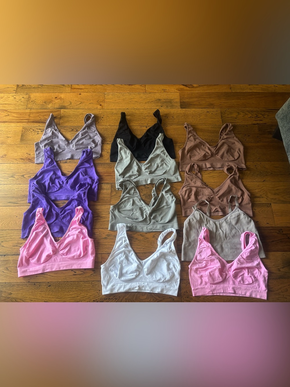 Lot of 12 Women’s Everyday Comfort Wireless Bralettes Unpadded Size 4XL